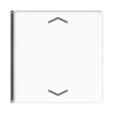 JUNG Taste 4-fach A 404 TSAP WW 14 | Jalousietaster Ersatzwippe | Symbole Auf/Ab | Thermoplast glänzend | Weiß RAL 9010