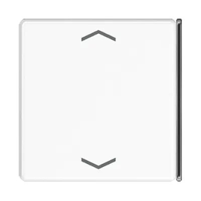 JUNG Jalousietaste 4-fach A404TSAPWW23 | Auf/Ab mit Pfeilsymbolen | Bussystem | Thermoplast glänzend weiß