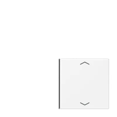 JUNG Taste 4-fach LS 404 TSAP WWM 14 | Schalterwippe | Pfeilsymbole | Serie LS F40 | schneeweiß matt | Kunststoff