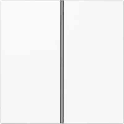 JUNG Tastensatz 2-fach LS402TSAWW | Wippe für Tastsensor-Modul | glänzend | Thermoplast | alpinweiß