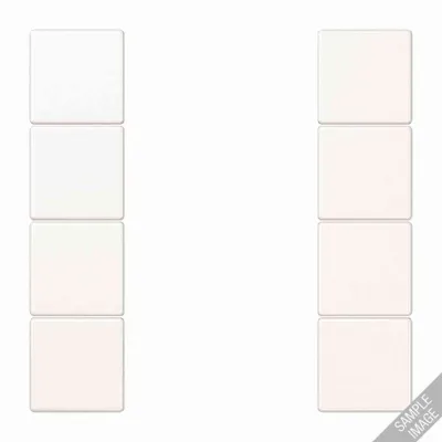 JUNG Tastensatz 4fach komplett GO2504TSA | Tastsensor-Modul kompatibel | Metall | glänzend | ohne Aufdruck | Gold