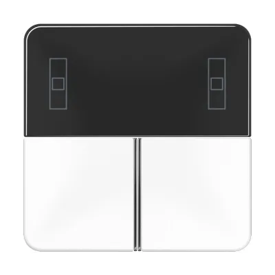 JUNG Tastensatz CD4093TSAWW für KNX Kompakt-Raumcontroller 4093KRMTS D | Kunststoff Thermoplast | glänzend | alpinweiß