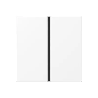 JUNG Tastensatz komplett 1-fach A401TSAWWM | Wippe für Bussystem | Kunststoff Thermoplast | schneeweiß matt | 55x55mm