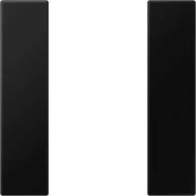 JUNG Tastensatz 1-fach LS501TSASWM | Wippe für KNX Bussystem | Kunststoff Thermoplast | matt | graphitschwarz RAL 9005