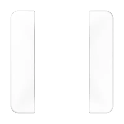 JUNG Tastensatz 1fach komplett CD501TSAWW | Wippe für Tastsensor-Modul Serie CD | Thermoplast | glänzend | alpinweiß