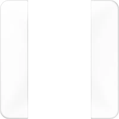 JUNG Tastensatz 1fach komplett CD501TSAWW | Wippe für Tastsensor-Modul Serie CD | Thermoplast | glänzend | alpinweiß