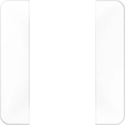 JUNG Tastensatz 1fach komplett CD501TSAWW | Wippe für Tastsensor-Modul Serie CD | Thermoplast | glänzend | alpinweiß