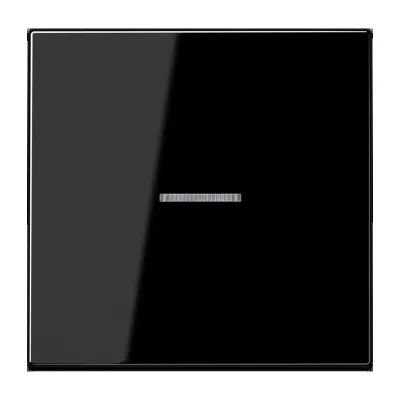 JUNG HOME Taster 1fach BT LS 17101 SW | Funktaster Smart Home Serie LS | Bluetooth | LED-Anzeige | schwarz