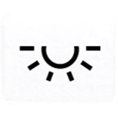 Jung Symbol Licht 33LWW | Schalter Wippe Taster | WG600 CD500 AP600 | lichtundurchlässig | alpinweiß | RAL 9010