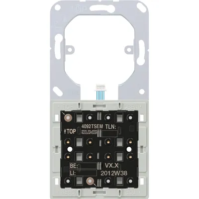 JUNG Tastsensor-Erweiterungsmodul 4092TSEM KNX | 2-fach | 4 Betätigungspunkte | LED | Unterputz | Kunststoff | weiß