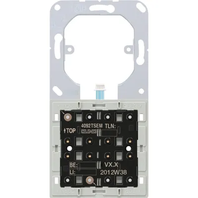 JUNG Tastsensor-Erweiterungsmodul 4092TSEM KNX | 2-fach | 4 Betätigungspunkte | LED | Unterputz | Kunststoff | weiß