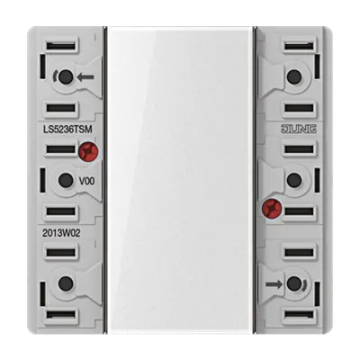 Jung Tastsensor-Modul LS5236TSM | 3fach | 24V AC/DC | 3-kanalig | Unterputz | LED-Status | Kunststoff | halogenfrei