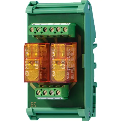 JUNG Trennrelais TR-SREG | Jalousie Trenn-Relais REG | 230V AC | 2 Motoren | 4A | Zentraleingang | für Hutschiene