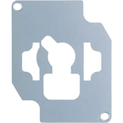 JUNG Verriegelungsplatte 18V für Schlüsselschalter WG800/WG600 | Metall | IP44 | Schraubbefestigung | Demontageschutz