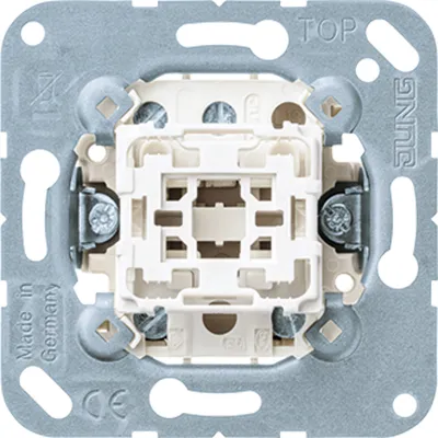 JUNG Wechselschalter 506-20U | Unterputz | 1-polig | 20A 250V | Schraubklemmen | IP20 | Basiselement | weiß