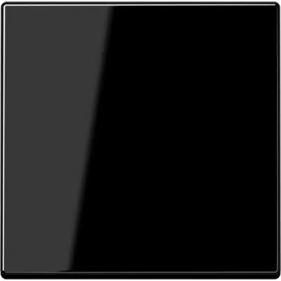 JUNG Wippe A590BFSW für Schalter/Taster | bruchsicher | glänzend | Thermoplast | IP44 | schwarz | 1-fach