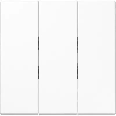 JUNG Wippe 3-fach LS993BFWW Schalter/Taster | bruchsicher | Thermoplast glänzend | alpinweiß RAL 9010