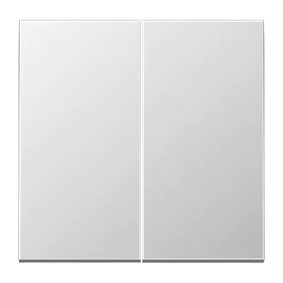JUNG Wippe für Serienschalter AL2995 | Serie LS | Aluminium | zweiteilig | matt | IP44 | Klemmbefestigung