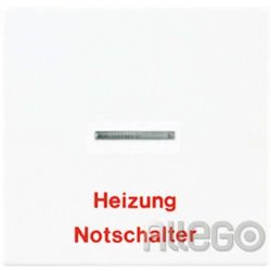 Jung Wippe Aufs.Heizung/Notsch. für Kontrollscha LS 990 H WW