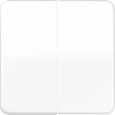 JUNG Wippe für Serienschalter CD595BFWW | bruchsicher | Thermoplast | alpinweiß | glänzend | IP44 | 67x67mm