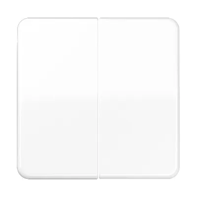 JUNG Wippe für Serienschalter CD595BFWW | bruchsicher | Thermoplast | alpinweiß | glänzend | IP44 | 67x67mm