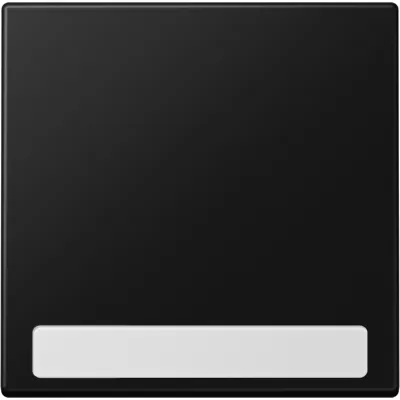 JUNG Wippe Schalter/Taster LS990NASWM | Beschriftungsfeld | Duroplast | IP44 | 70x70 mm | graphitschwarz
