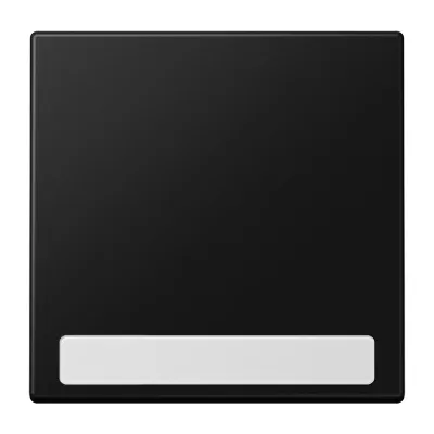 JUNG Wippe Schalter/Taster LS990NASWM | Beschriftungsfeld | Duroplast | IP44 | 70x70 mm | graphitschwarz