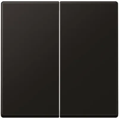 JUNG Wippe für Serientaster A102BFSWM | KNX Taster 2fach | Thermoplast matt | 55x55mm | graphitschwarz