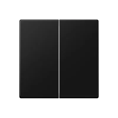 JUNG Wippe für Serientaster A102BFSWM | KNX Taster 2fach | Thermoplast matt | 55x55mm | graphitschwarz