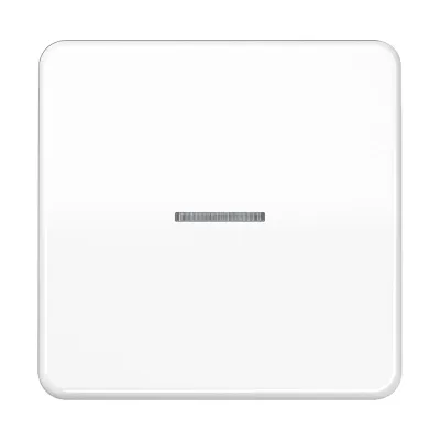 JUNG Wippe CD 101 KO5 WW für Taster | Kontrollwippe Schalter | 1-fach | Duroplast glänzend | 67x67 mm | alpinweiß