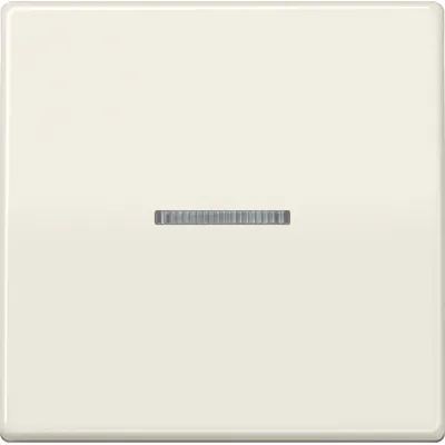 JUNG Wippe AS591KO5 | Zentralplatte für Kontrollschalter/Taster Serie AS500 | Lichtleiter | Duroplast | IP44 | weiß