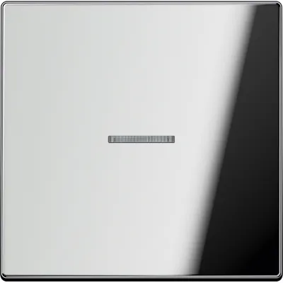 JUNG Wippe für Taster 1fach GCR101KO5 | Kontrollwippe | Metall verchromt | einteilig | 70x70mm | glanzchrom