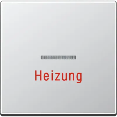 Jung Wippe A590HAL | Kontrollwippe Heizung | Notschalter | Serie A500 | Duroplast Aluminium | IP44