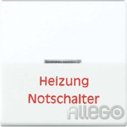 Jung Wippe Heizungsnotschalter AS591H AS500/plus weiß Jung Wippe Heizungsnotscha
