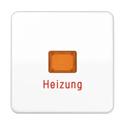JUNG Wippe Heizungsnotschalter CD590BFHWW | beleuchtet | bruchsicher | Thermoplast | IP44 | alpinweiß