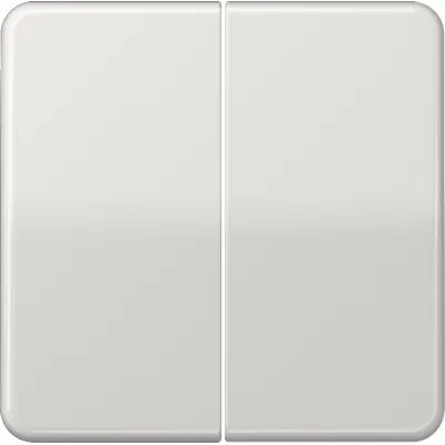 JUNG Wippe für Serienschalter CD595LG | Doppelwippe | Serie CD500/CD plus | lichtgrau | Duroplast glänzend | IP44