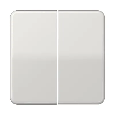 JUNG Wippe für Serienschalter CD595LG | Doppelwippe | Serie CD500/CD plus | lichtgrau | Duroplast glänzend | IP44