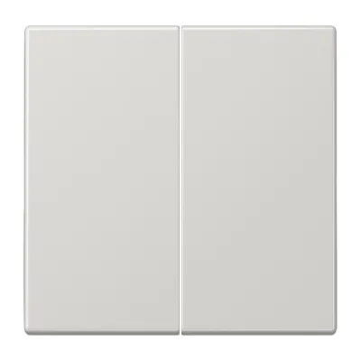 JUNG Wippe für Serienschalter LS995LG | Doppelwippe | Duroplast glänzend | IP44 | lichtgrau RAL 7035