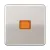 Bild: JUNG Wippe Kontrollschalter CD590KOPT | Schalter/Taster CD500 Serie | Aluminium eloxiert | Lichtfenster orange | platin