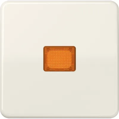 JUNG Wippe CD590KOBF | Kontrollschalter | bruchsicher | Thermoplast | Lichtaustrittsfenster | IP44 | weiß