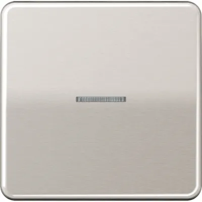 JUNG Wippe für Kontrollschalter CD590KO5PT | Lichtleiter | Aluminium eloxiert | glänzend | für Schalter/Taster | Platin