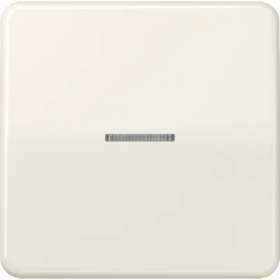 JUNG Wippe CD590KO5 für Kontrollschalter/Taster | Lichtleiter | Duroplast | IP44 | cremeweiß | 67x67mm
