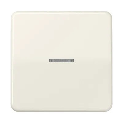 JUNG Wippe CD590KO5 für Kontrollschalter/Taster | Lichtleiter | Duroplast | IP44 | cremeweiß | 67x67mm