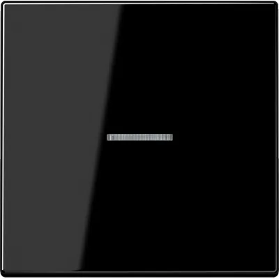 JUNG Wippe LS990KO5SW für Kontrollschalter | Lichtleiter | Duroplast glänzend | IP44 | schwarz | 70x70mm