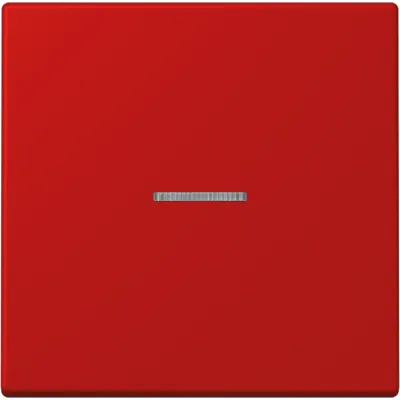 JUNG Wippe für Schalter/Taster LC990KO532090 | Kontrollwippe mit Lichtleiter | Duroplast | 70x70mm | rot