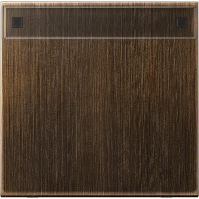 JUNG Wippe für Schalter/Taster ME2990NAAT | Beschriftungsfeld | 70x70mm | Metall matt | Messing antik