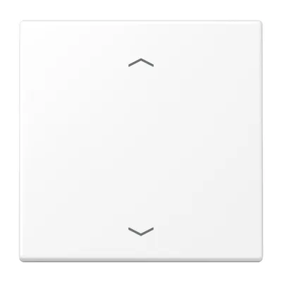 JUNG Wippe LS 101 P WWM | Jalousietaster für KNX | Pfeilsymbole | 1-fach | schneeweiß matt | Duroplast | 70x70 mm