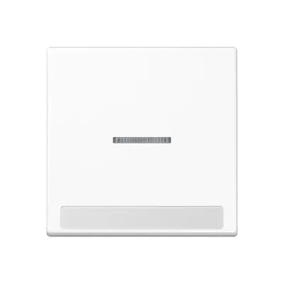 JUNG Wippe A 590 BF NA KO5 WW | Schalterabdeckung | 1-fach | Kontrollwippe | alpinweiß | 55x55 mm | IP44