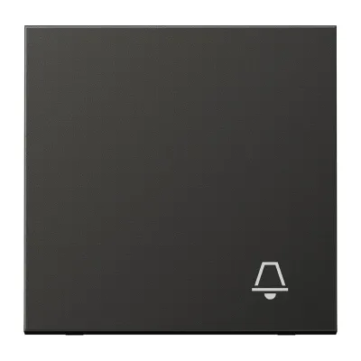 JUNG Wippe AL2990KAN für Taster | Klingel-Symbol | Aluminium | matt lackiert | IP44 | anthrazit