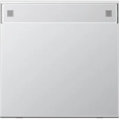 JUNG Wippe AL2990NA | LS-Serie Schalter/Taster | Beschriftungsfeld 12x55mm | Aluminium matt | IP44